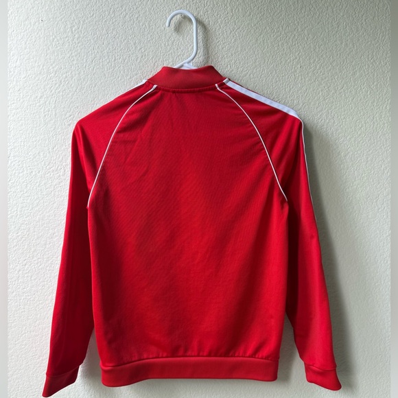 Adidas Red and White Track Jacket - Picture 6 of 7